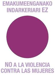 Logo No a la violencia contra las mujeres